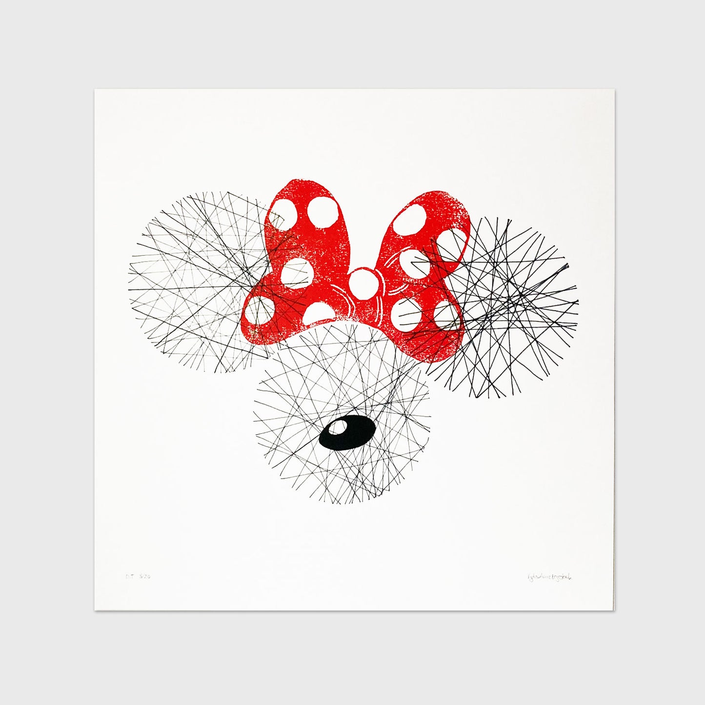 Minnie, kunstplakat 32,5x32,5