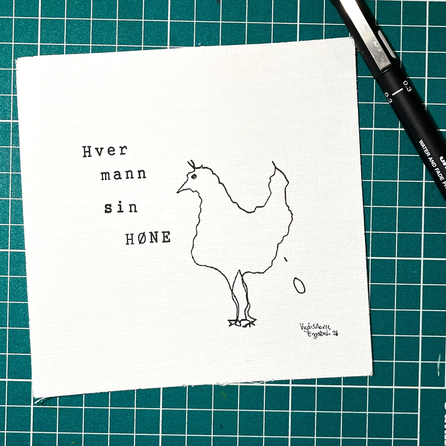 -Hver mann sin høne- Original